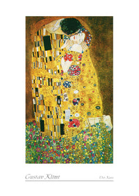 Gustav Klimt  Der Kuss affiche art 50x70cm | Yourdecoration.fr