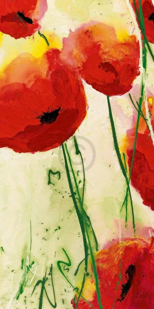 Heidi Reil  Klatschmohn affiche art 50x100cm | Yourdecoration.fr