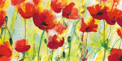 Heidi Reil  Mohnfeld affiche art 100x50cm | Yourdecoration.fr
