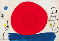 Joan Miro  Senza titolo affiche art 100x70cm | Yourdecoration.fr
