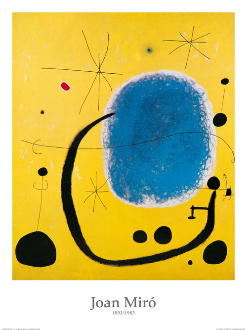Joan Miro  L'oro dell'Azzurro affiche art 60x80cm | Yourdecoration.fr