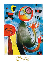 Joan Miro  Les echelles en roue affiche art 60x80cm | Yourdecoration.fr