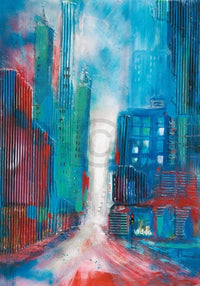 Bernd Klimmer  Chicago affiche art 70x100cm | Yourdecoration.fr