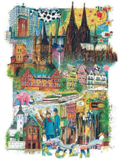 Klaus D. Schiemann  Köln affiche art 60x80cm | Yourdecoration.fr