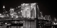 Jet Love  Brooklyn Bridge at Night, 1982 affiche art 91x45cm | Yourdecoration.fr