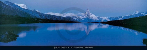 John Lawrence  Matterhorn, Zermatt affiche art 95x33cm | Yourdecoration.fr