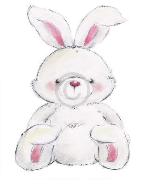 Makiko  Rabbit affiche art 24x30cm | Yourdecoration.fr