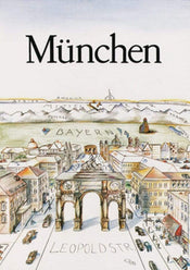 Sylvia Joel  MÃ¼nchen affiche art 42x59cm | Yourdecoration.fr