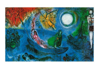 Marc Chagall  Il concerto, 1957 affiche art 80x60cm | Yourdecoration.fr