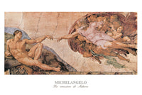 Michelangelo  La creazione di Adamo affiche art 120x80cm | Yourdecoration.fr