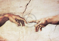 Michelangelo  Creazione di Adamo affiche art 100x70cm | Yourdecoration.fr