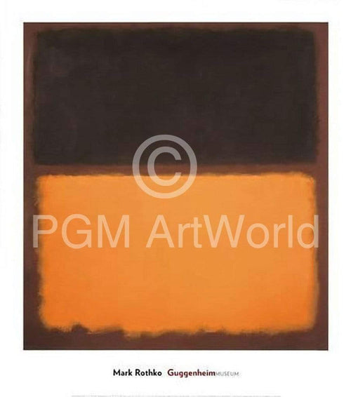 Mark Rothko  Untitled 18, 1963 affiche art 76x86cm | Yourdecoration.fr