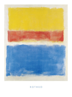 Mark Rothko  Untitled Yellow Red and Blue affiche art 60x80cm | Yourdecoration.fr