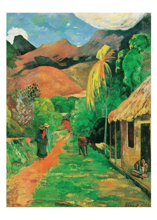 Paul Gauguin  Chemin a papeete affiche art 50x70cm | Yourdecoration.fr