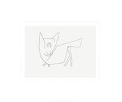 PGM Paul Klee Le Petit Chat affiche art 60x50cm | Yourdecoration.fr