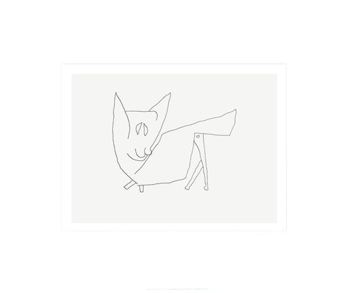 PGM Paul Klee Le Petit Chat affiche art 60x50cm | Yourdecoration.fr