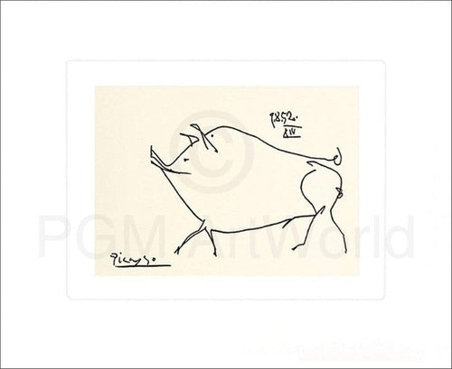 Pablo Picasso  Le petit cochon affiche art 60x50cm | Yourdecoration.fr