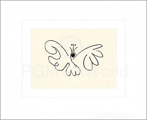 Pablo Picasso  Le Papillon affiche art 50x60cm | Yourdecoration.fr