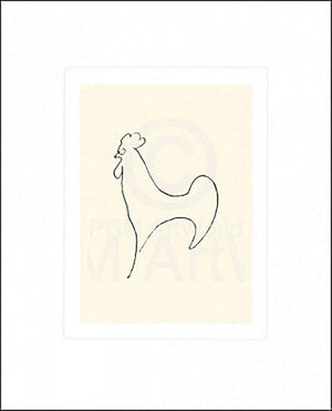 Pablo Picasso  Coq Detail affiche art 50x60cm | Yourdecoration.fr