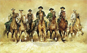 Renato Casaro  The magnificent Seven affiche art 100x61cm | Yourdecoration.fr
