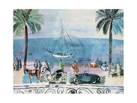 Raoul Dufy  Promenade a Nice affiche art 80x60cm | Yourdecoration.fr