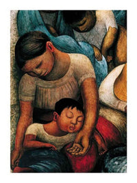 Diego Rivera  La Noche de Los Pobres affiche art 60x80cm | Yourdecoration.fr