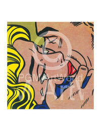 Roy Lichtenstein  Kiss V affiche art 35.5x28cm | Yourdecoration.fr