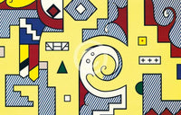 Roy Lichtenstein  American Composition II affiche art 35.5x28cm | Yourdecoration.fr