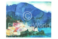 Ralf Westphal  Amalfi, Golf von Salerno affiche art 70x50cm | Yourdecoration.fr