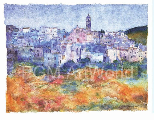 Ralf Westphal  Miglionico / Basilicata affiche art 100x70cm | Yourdecoration.fr