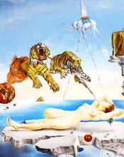 Salvador Dali  Une seconde avant l'eveil affiche art 60x80cm | Yourdecoration.fr