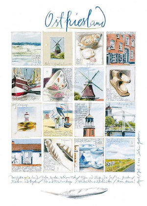 Sabine Gerke  Ostfriesland 1 affiche art 50x70cm | Yourdecoration.fr