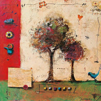 Sonja Kobrehel  Tree I affiche art 70x70cm | Yourdecoration.fr