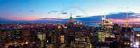 Shutterstock  Aerial New York City affiche art 95x33cm | Yourdecoration.fr