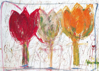 Ursula Meyer Petersen  3 Tulips affiche art 70x50cm | Yourdecoration.fr