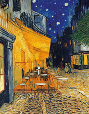 Vincent Van Gogh  Café Terrasse am Abend affiche art 70x90cm | Yourdecoration.fr