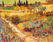 Vincent Van Gogh  Giardino in fioritura affiche art 30x24cm | Yourdecoration.fr