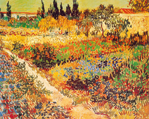 Vincent Van Gogh  Giardino in fioritura affiche art 30x24cm | Yourdecoration.fr