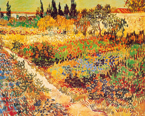 Vincent Van Gogh  Giardino in fioritura affiche art 30x24cm | Yourdecoration.fr