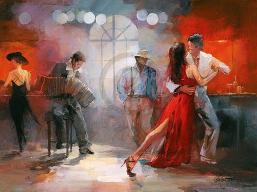 Willem Haenraets  Tango affiche art 80x60cm | Yourdecoration.fr