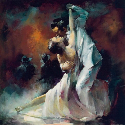 Willem Haenraets  Tango Argentino I affiche art 70x70cm | Yourdecoration.fr