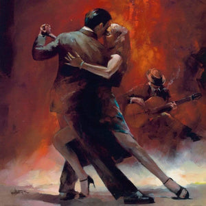 Willem Haenraets  Tango Argentino II affiche art 70x70cm | Yourdecoration.fr