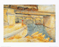 Vincent Van Gogh  Il ponte di Asnieres affiche art 50x40cm | Yourdecoration.fr