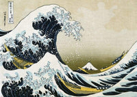 Pyramid Hokusai Great Wave off Kanagawa Affiche 140x100cm | Yourdecoration.fr