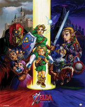 Pyramid The Legend of Zelda Ocarina of Time Affiche 40x50cm | Yourdecoration.fr