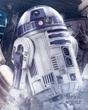 Pyramid Star Wars the Last Jedi R2 D2 Droid Affiche 40x50cm | Yourdecoration.fr