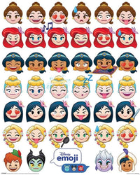 Pyramid Disney Emoji Princess Emotions Affiche 40x50cm | Yourdecoration.fr