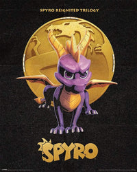 Pyramid Spyro Golden Dragon Affiche 40x50cm | Yourdecoration.fr