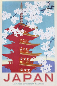 Pyramid Japan Railways Blossom Affiche 61x91,5cm | Yourdecoration.fr
