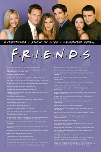 Pyramid Friends Everything I Know Affiche 61x91,5cm | Yourdecoration.fr